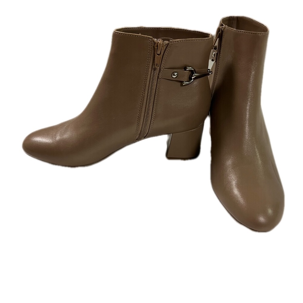 Bandolino Womens Masie Cushioned Footbed Block Heel Ankle Boots Shoes BHFO 4394
